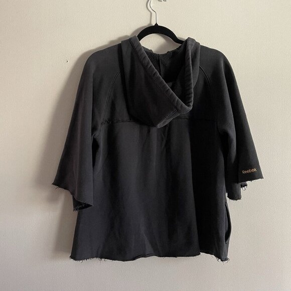 Reebok Pittsburgh Steelers Football Club Graphic Wmn M Split Neck DIY Cut Hoodie - Picture 11 of 12